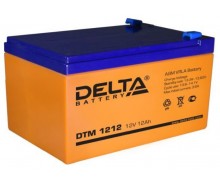Аккумулятор 12Ah Delta 12V DTM 1212