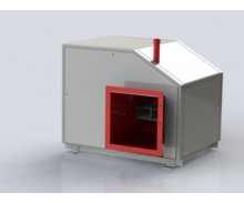 Воздухонагреватель смесительный (ВСУ) нагревают от 40 С до 500 С