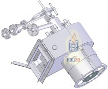 ГДК-3,5 с выносной газовой камерой - Горелка диффузионная комбинированная дутьевая тепловой мощностью 3,5 МВт