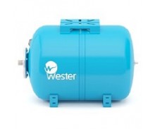Бак мембранный для водоснабжения горизонтальный Wester WAO100
