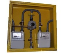 Пункт редуцирующий ГРПШ-10 на 2 абонента со счетчиками газа