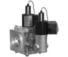 Клапан электромагнитный трехпозиционный (муфтовый или фланцевый) с одним регулятором расхода и датчиком положения на DN 40,50
